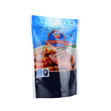 Smell Proof Waterproof Hot Seal Ziplock Plastic Stand up Pouch for Dry Sea Food Packaging